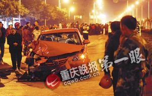 事故现场（资料图片）记者 杨帆 摄