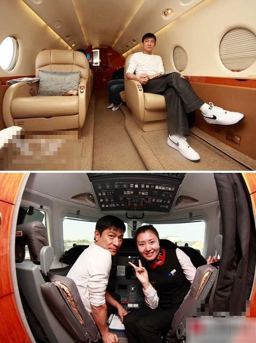 众星豪华私人飞机比拼(组图)