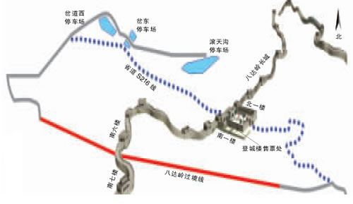 汽车将不再穿行八达岭长城 将绕行景区外围 汽车将不再穿行八达岭长城 将绕行景区外围