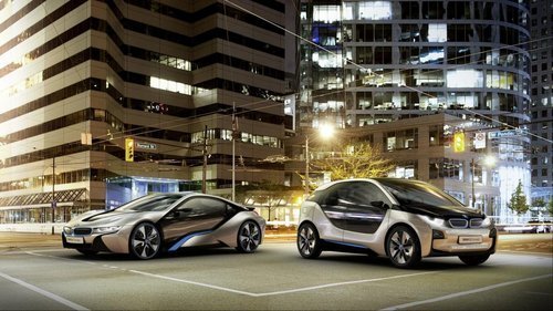 宝马i3/i8概念车官图发布 9月份首发亮相