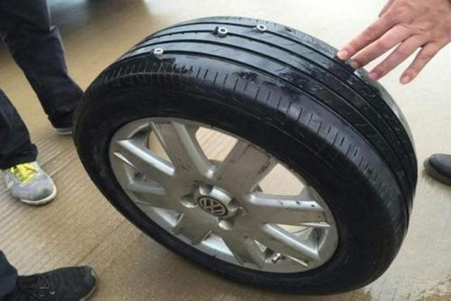 轮胎扎钉子补好能不能上高速？标准答案来了